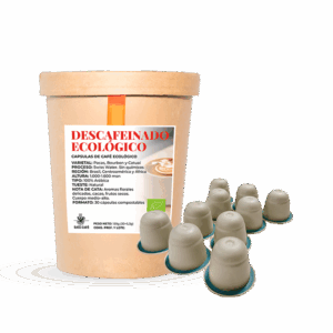 CÁPSULAS DE CAFÉ ORGÁNICO DESCAFEINADO | 30 cápsulas