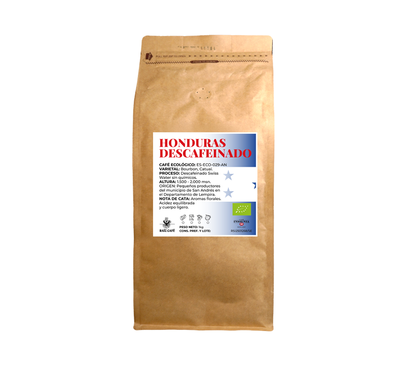 Descafeinado Honduras Ecológico - 1Kg